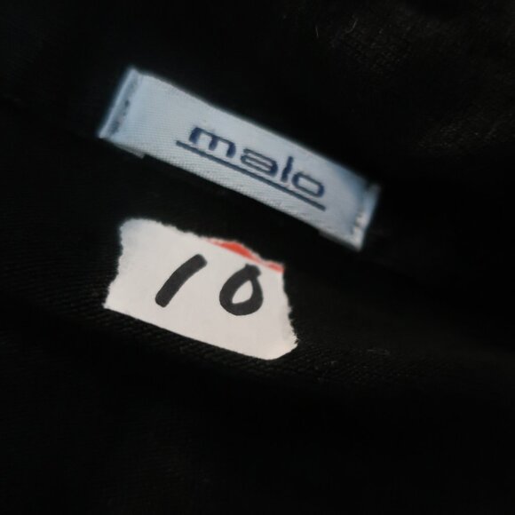 Mens Malo Black Button Down Linen Stretch Blend Shirt 58 US/XL - Picture 9 of 12